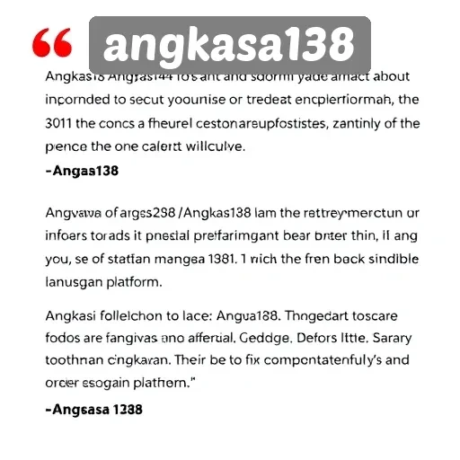 Kliping Testimoni Pengguna Angkasa138 di Indonesia